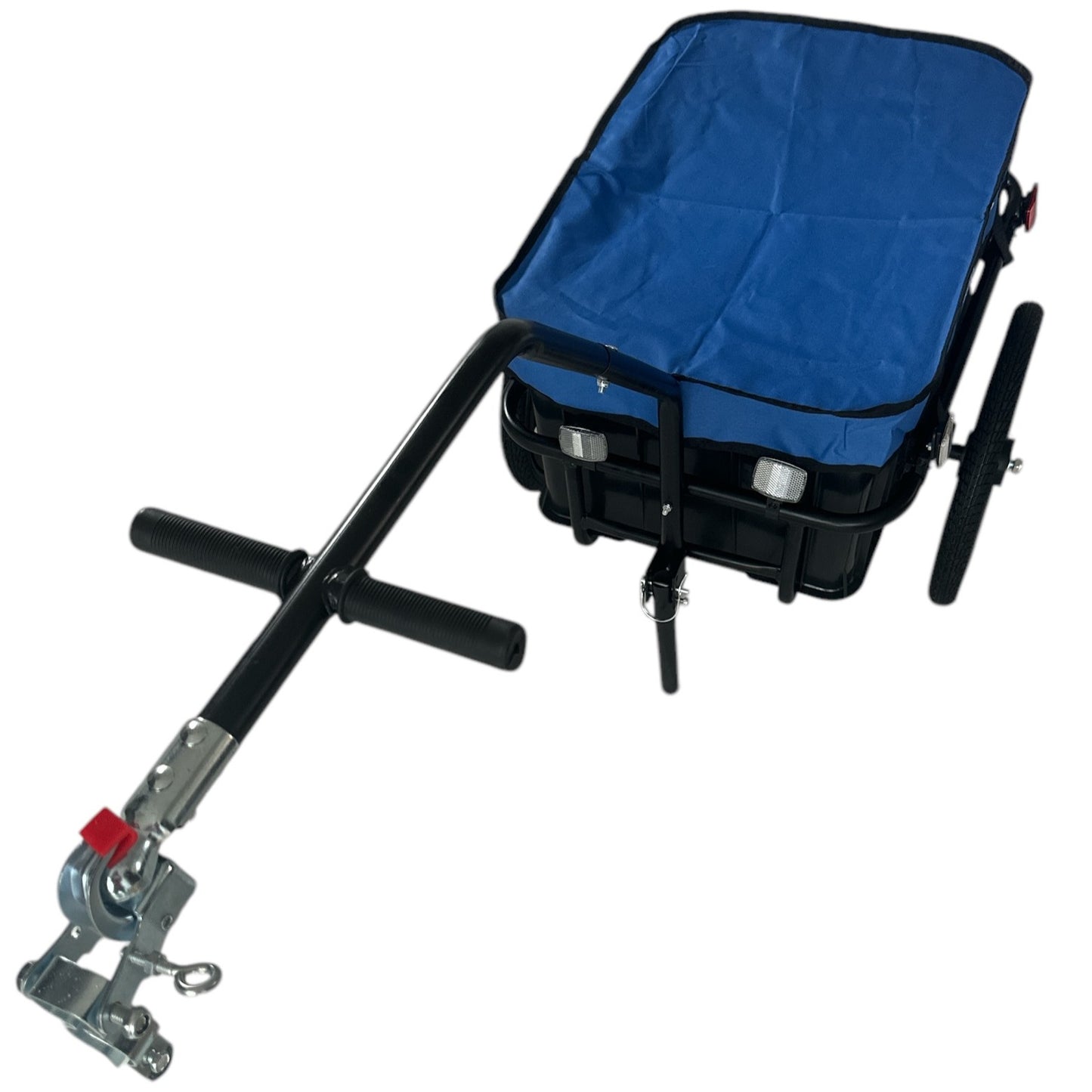 Fietskar Bolderkar 70L Fiets Aanhanger Met Krat Trolley + Reflectoren - Blauw - Waterdicht kopen online