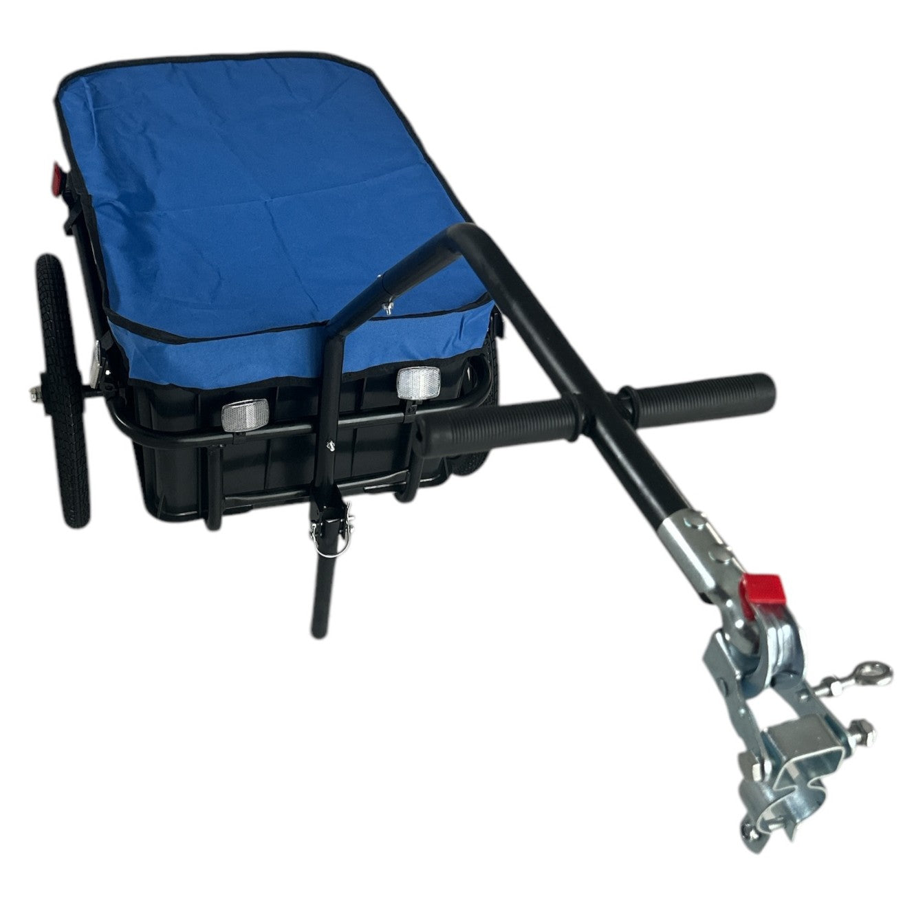 Fietskar Bolderkar 70L Fiets Aanhanger Met Krat Trolley + Reflectoren - Blauw - Waterdicht kopen online