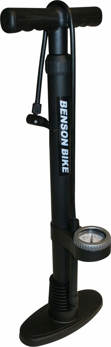 Benson Fietspomp met Manometer - 11 Bar - Zwart