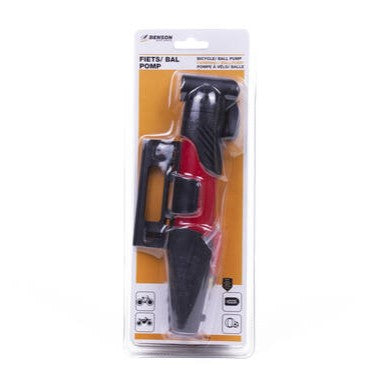 Benson Bicycle Pump Ball Pump Red - 6 Bar