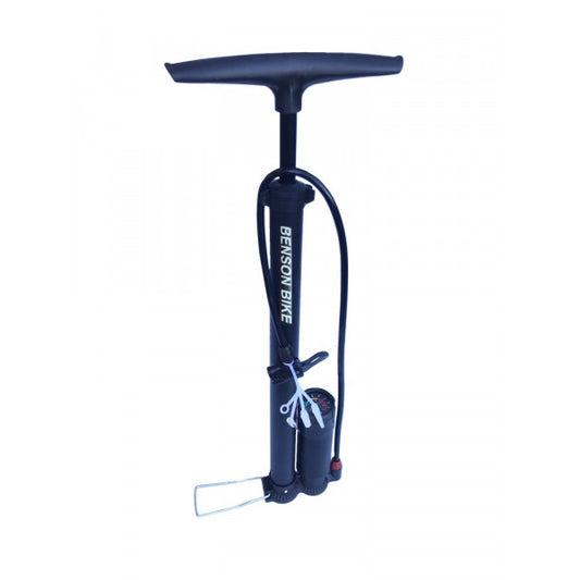 Benson fietspomp met manometer - alle ventielen