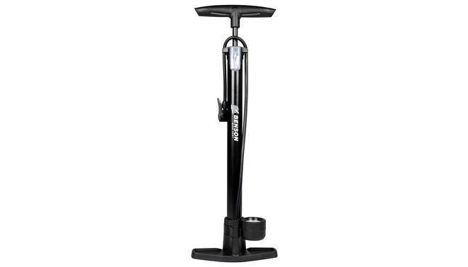 Fietspomp met Manometer 8 Bar Vloerpomp Zwart kopen