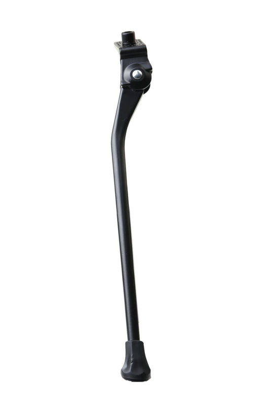 Fietsstandaard aluminium zwart + dop 35cm