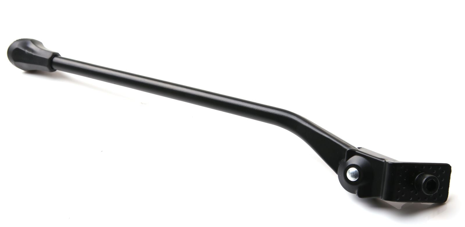 Fietsstandaard aluminium zwart + dop 35cm