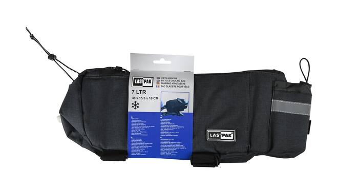 Enkele Fietstas Koeltas 7 Liter Donkergrijs