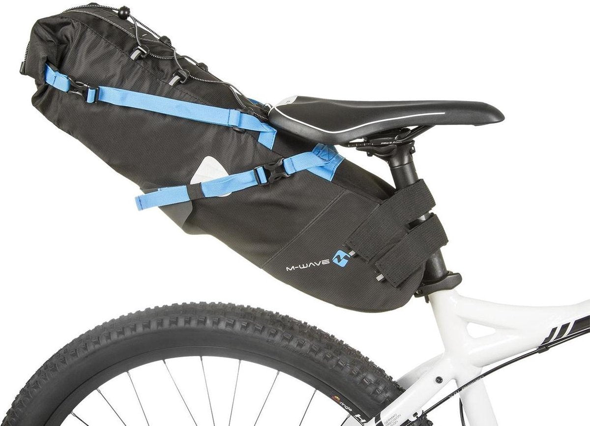 Fietstas Zadeltas Fiets 11 Liter Blauw Zwart kopen online