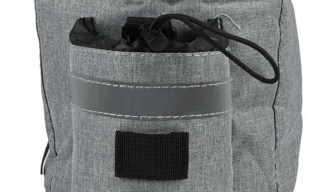 Lastpak Enkele Fietstas Koeltas 7 Liter Donkergrijs