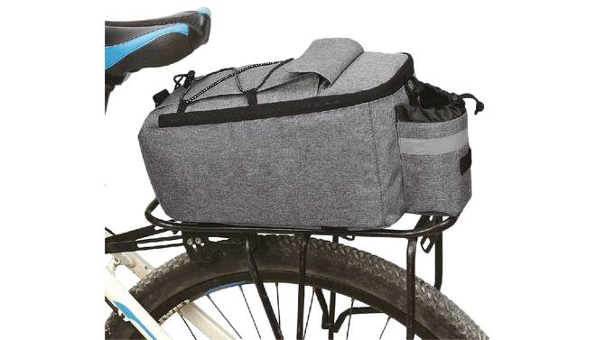 Lastpak Enkele Fietstas Koeltas 7 Liter Donkergrijs