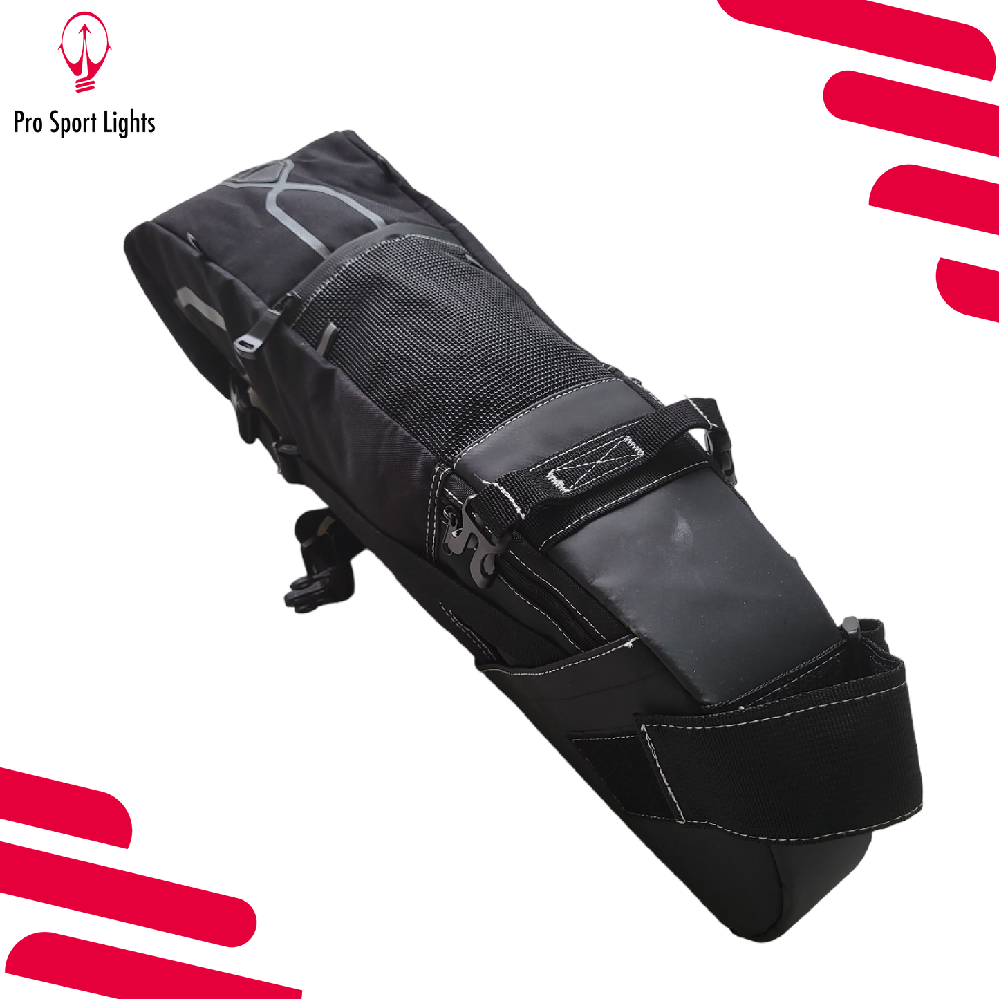 Pro Sport Lights Zadeltas 12 Liter Zwart