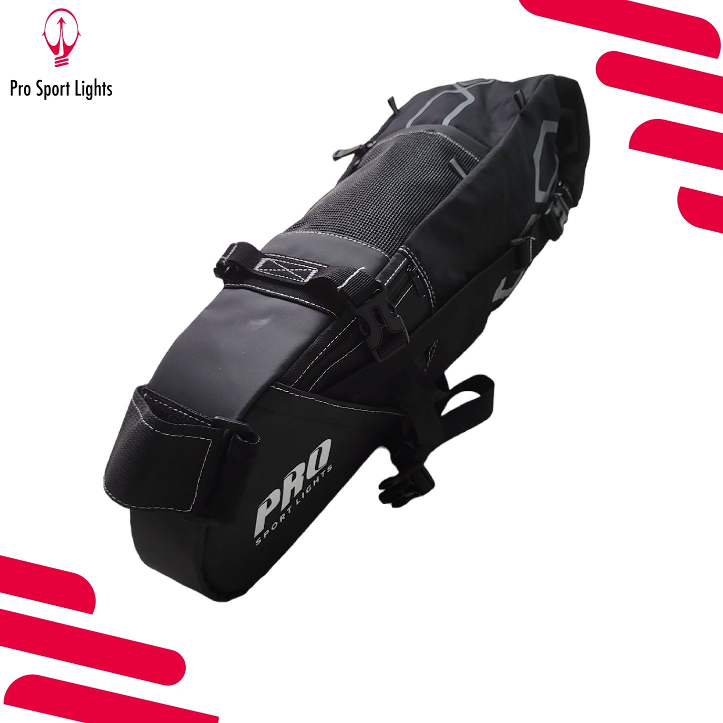 Pro Sport Lights Zadeltas 12 Liter Zwart