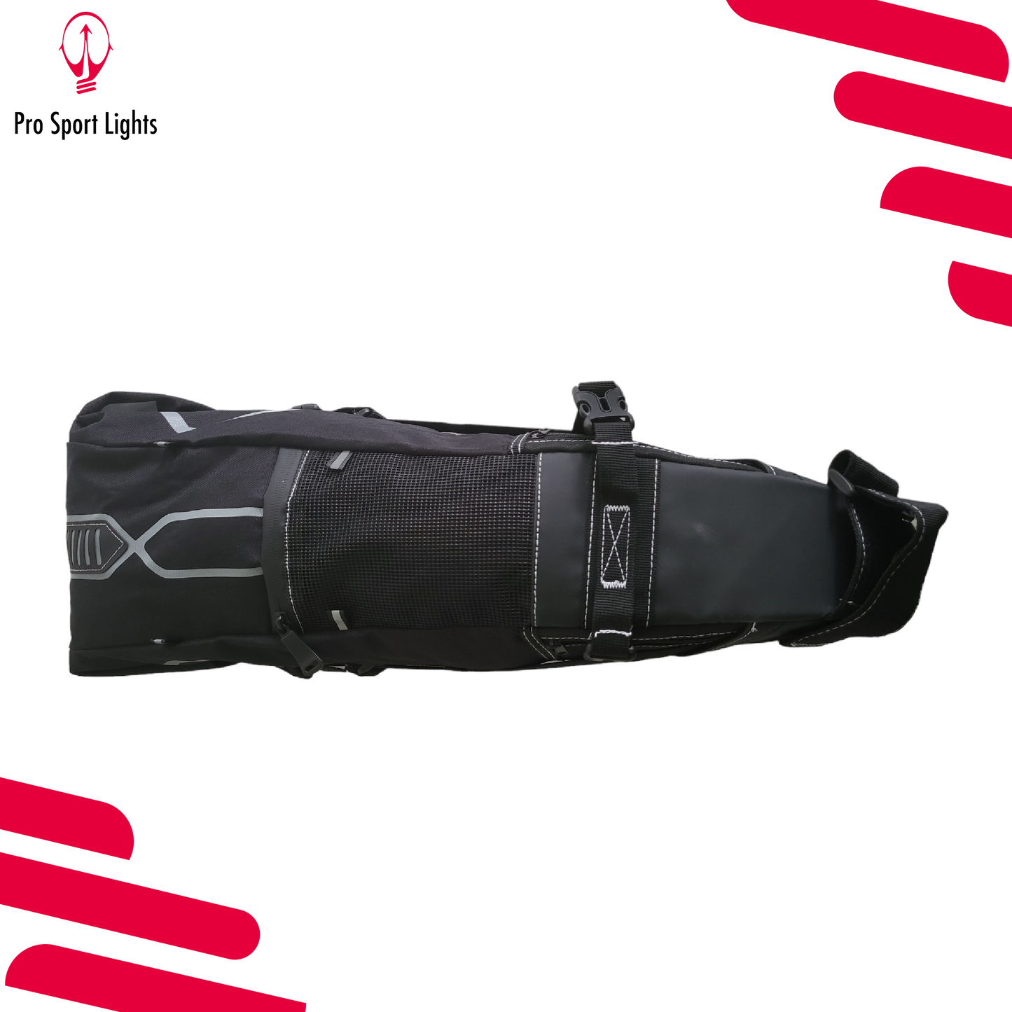 Pro Sport Lights Zadeltas 12 Liter Zwart