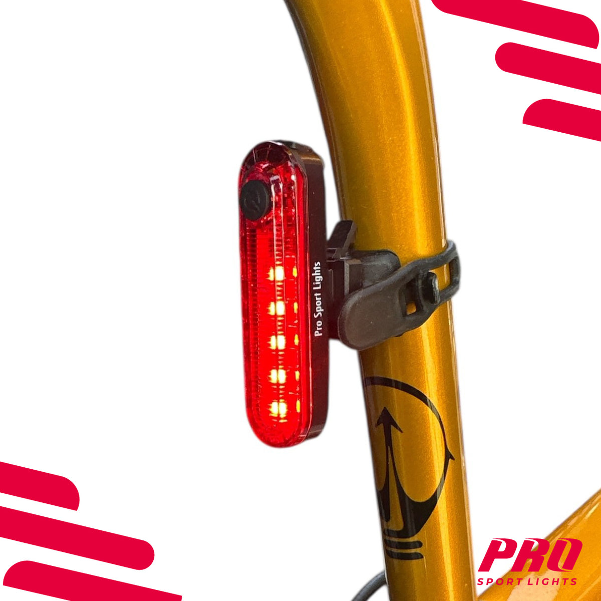 Fietsverlichting Achterlicht Rood 50 Lumen Fietslamp Pro Sport Lights LED Kopen Online