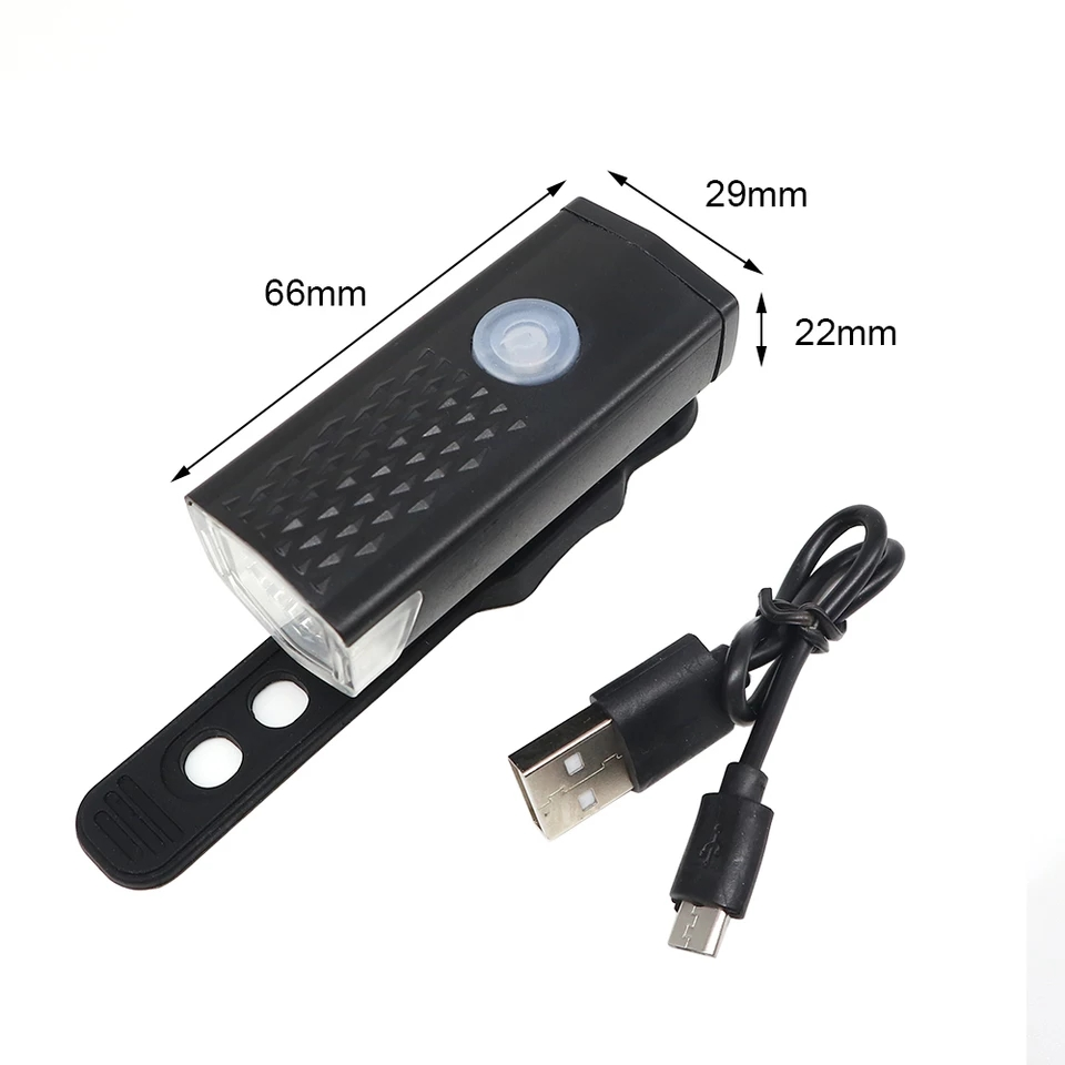 Fietsverlichting USB Oplaadbaar 300 en 120 Lumen Voorlicht Achterlicht Fiets LED Kopen Online