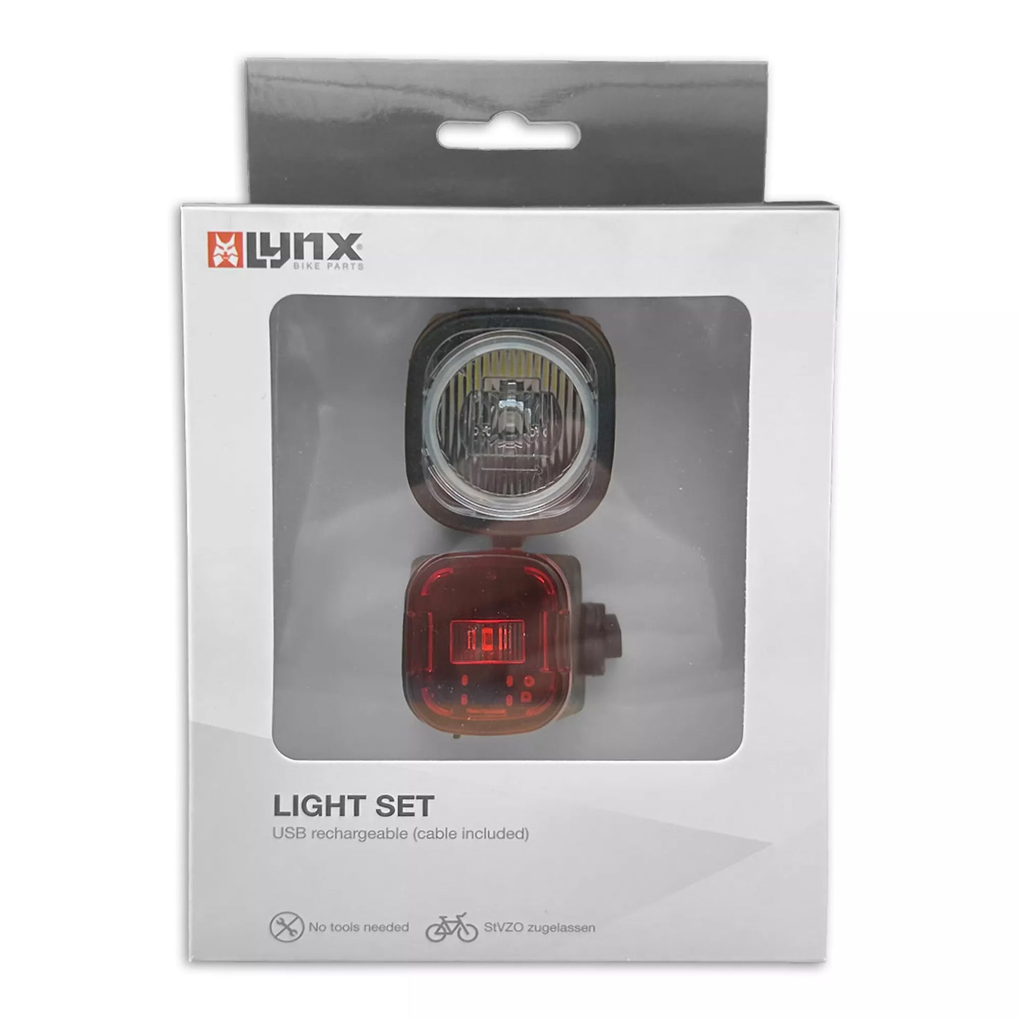 Fietsverlichting USB Oplaadbaar 30 Lux Koplamp Fiets Met Achterlicht kopen online
