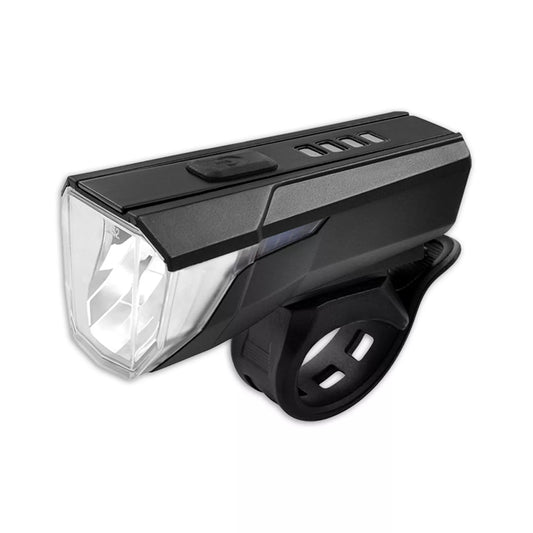 Fietsverlichting USB Oplaadbaar Koplamp LED 70 LUX Zwart Voorlicht Fiets kopen online