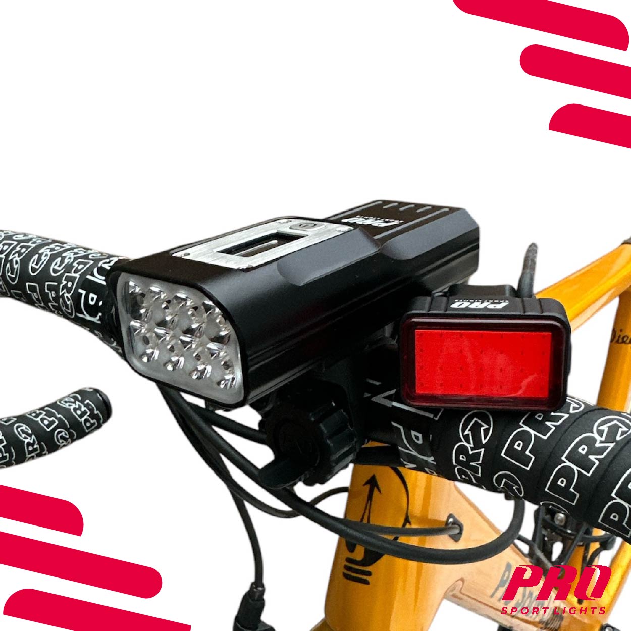 Fietsverlichting USB Oplaadbaar Koplamp en Achterlicht Fiets LED - 2000 en 125 Lumen KOPEN ONLINE