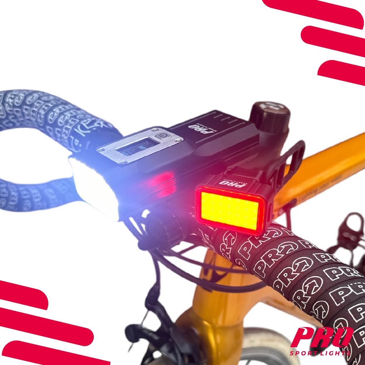 Fietsverlichting USB Oplaadbaar Koplamp en Achterlicht Fiets LED - 2000 en 125 Lumen KOPEN ONLINE