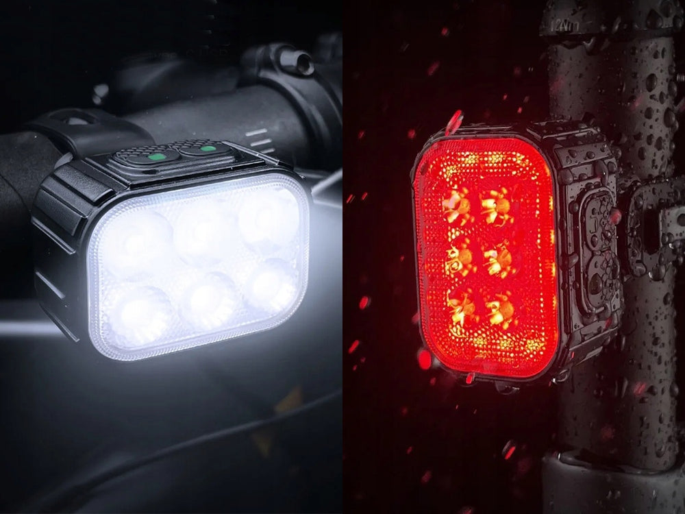 Fietsverlichting USB Oplaadbaar Koplamp en Achterlicht Set LED Verlichting kopen online