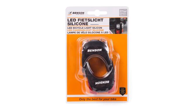 Fietsverlichtingsset Silicoon - LED Voorlicht en Achterlicht Fiets kopen online