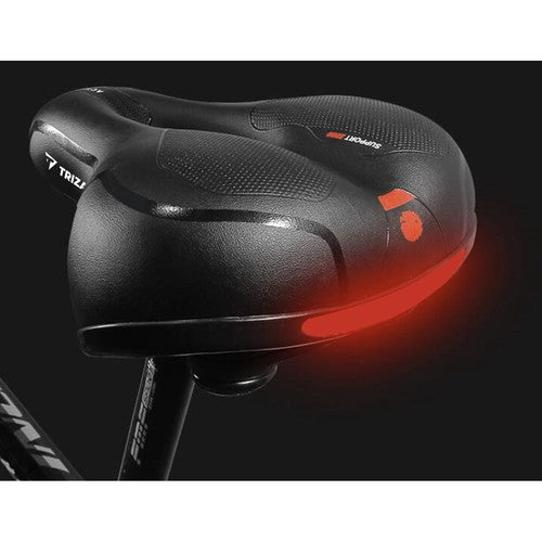 Fietszadel Comfort Foam Dames Heren Zwart Met zadel hoes kopen