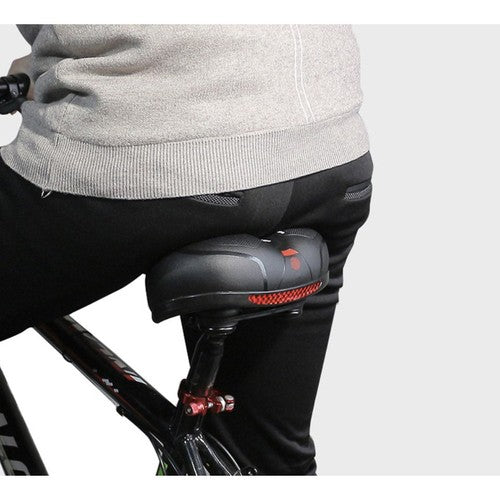 Fietszadel Comfort Foam Dames Heren Zwart Met zadel hoes kopen