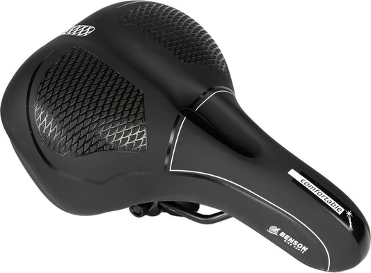 Fietszadel Heren Comfort Met Ventilatie Zwart Waterdicht