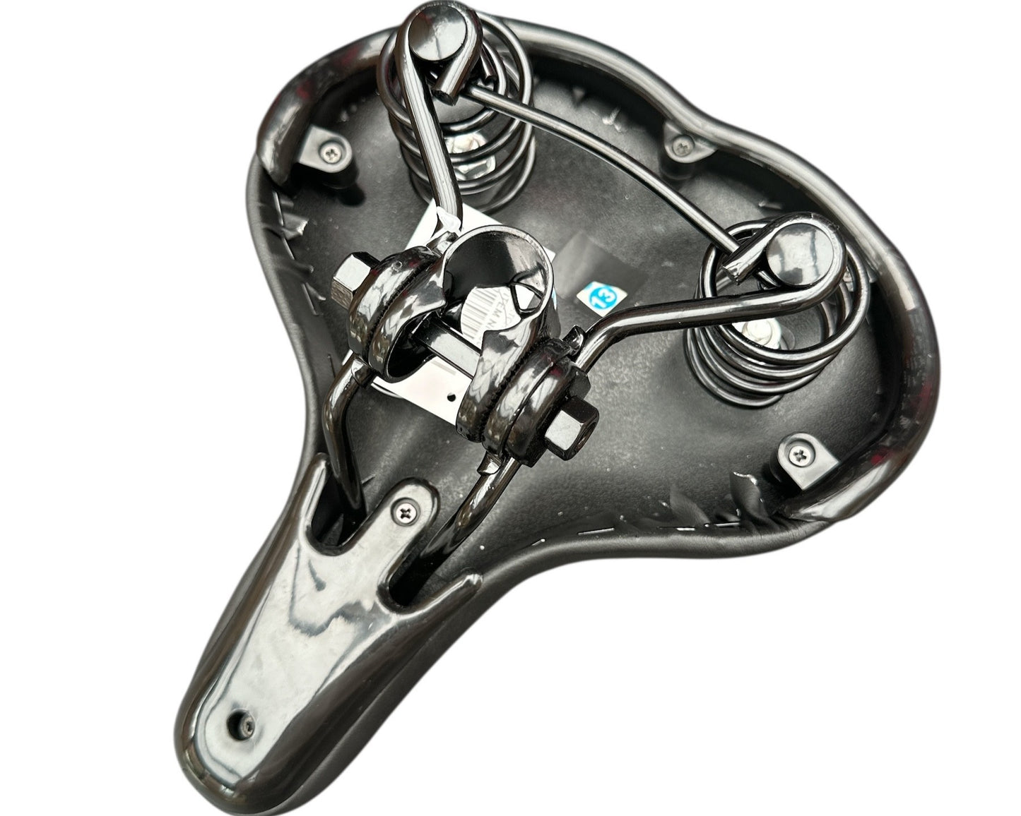 Fietszadel Dames/Heren Gelzadel Comfort Zwart