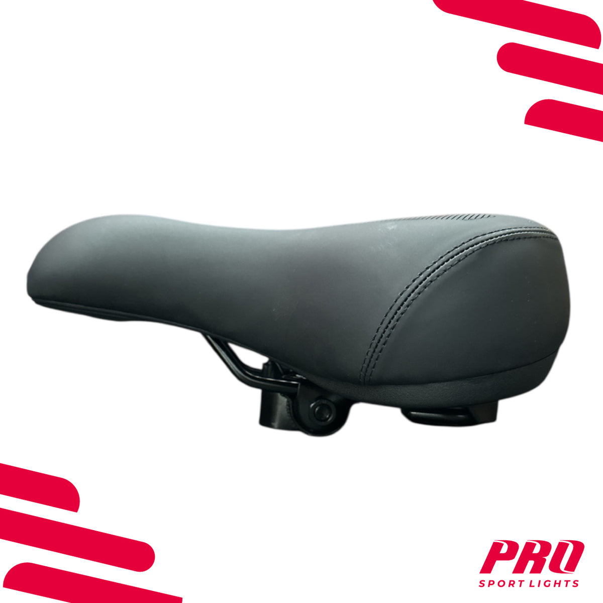 Sort Pro Sport Lights Premium Foam komfort-cykelsadel