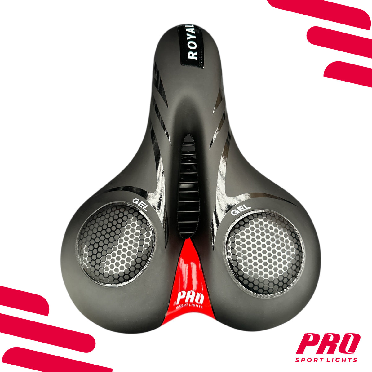 Fietszadel Heren Dames Comfort Cruiser Drifter Gel Zwart Selle Pro Sport Lights Kopen Online