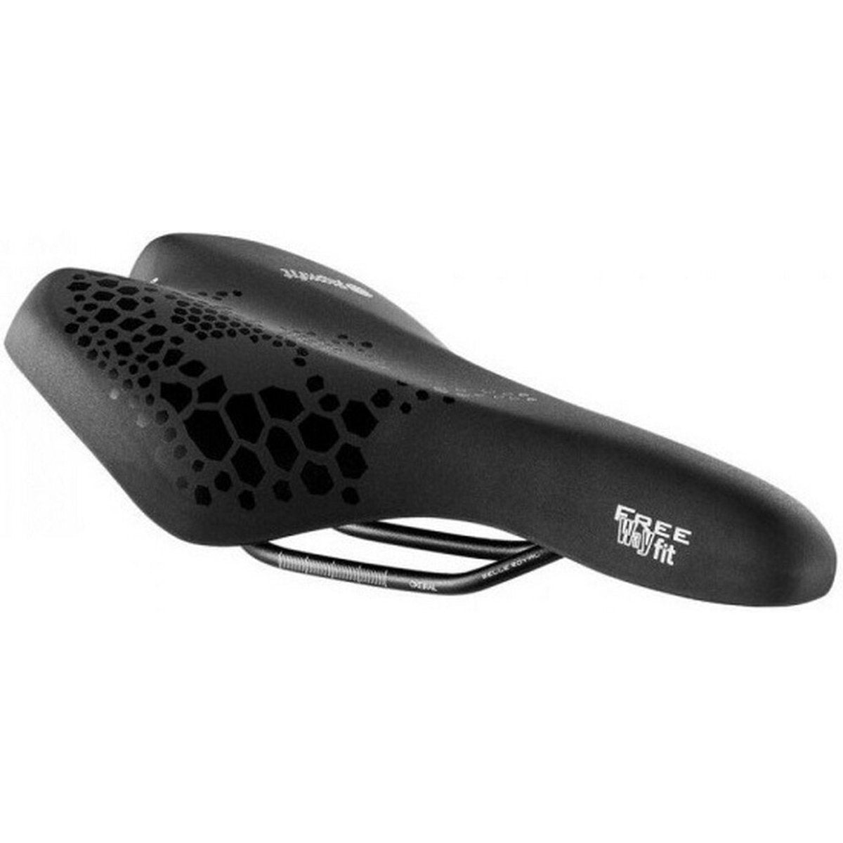 Fietszadel Heren Selle Royal Freeway Fit Zwart 27x16 cm Zadel Fiets Kopen Online