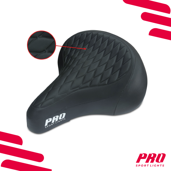 Fietszadel Pro Sport Lights Royal Cruiser - Zwart - Unisex - Foamvulling