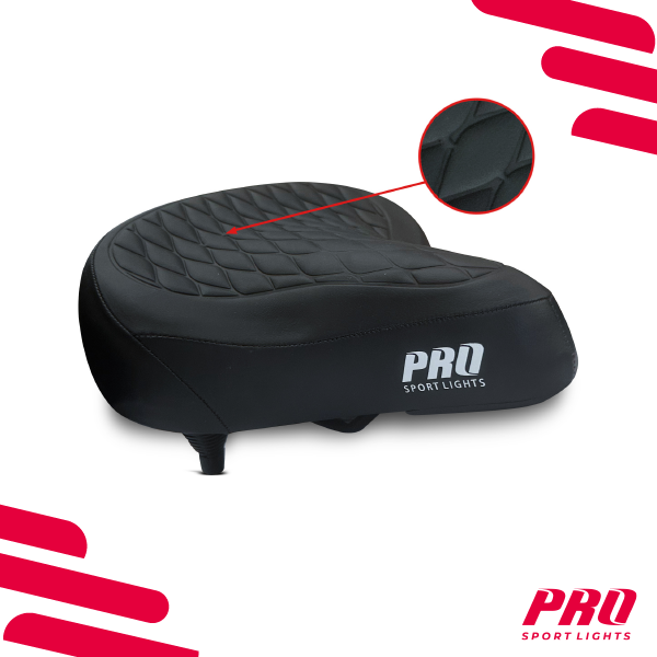 Fietszadel Pro Sport Lights Royal Cruiser - Zwart - Unisex - Foamvulling