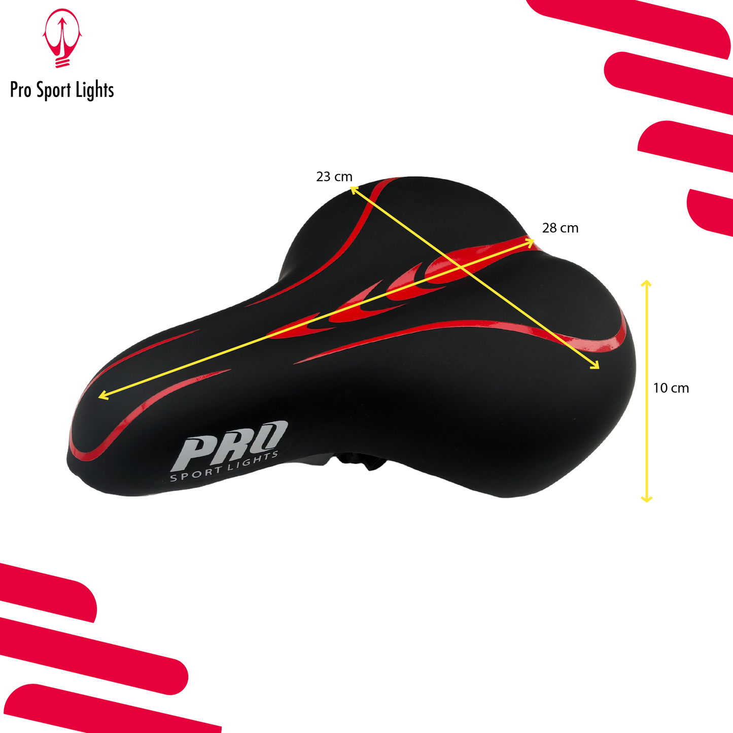 Pro Sport Lights Fietszadel Comfort Royal Cruiser