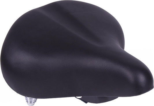 Fietszadel Dames/Heren Zwart met Fiets Reflectoren