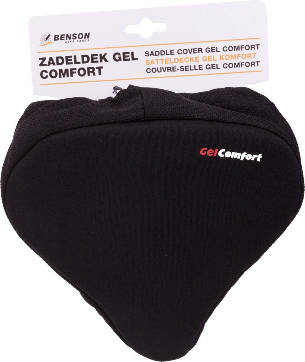 Benson Fietszadeldek Comfort met Gel - Dames/Heren - Zwart