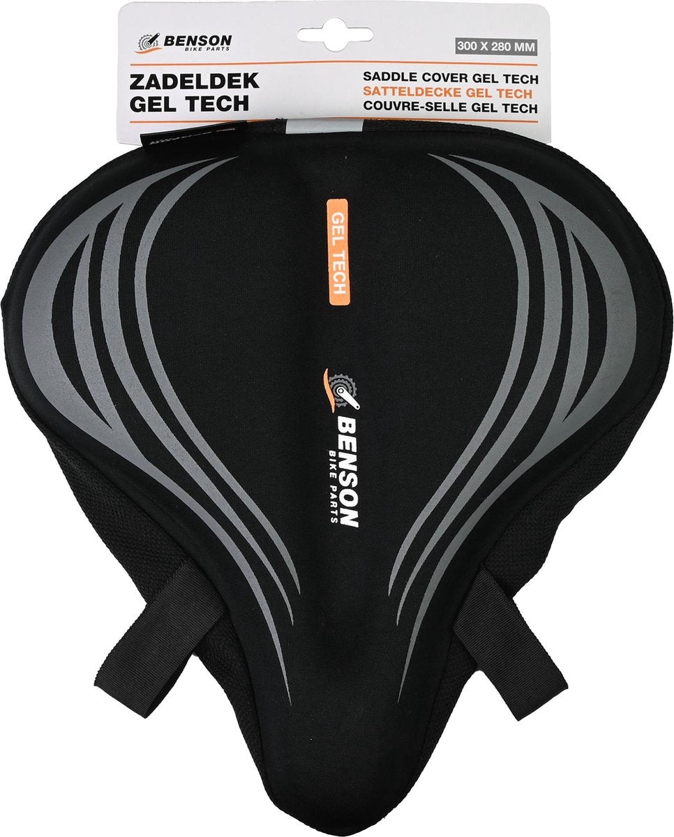 Benson Fietszadelhoes Gel Tech - Zwart - Dames/Heren
