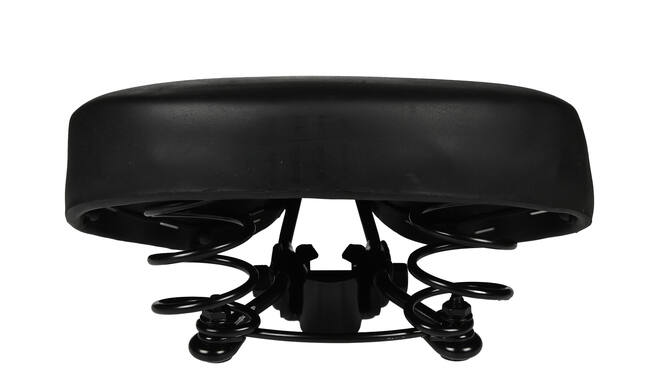 Universeel Zwart Fietszadel met Vering - Comfortabel Unisex
