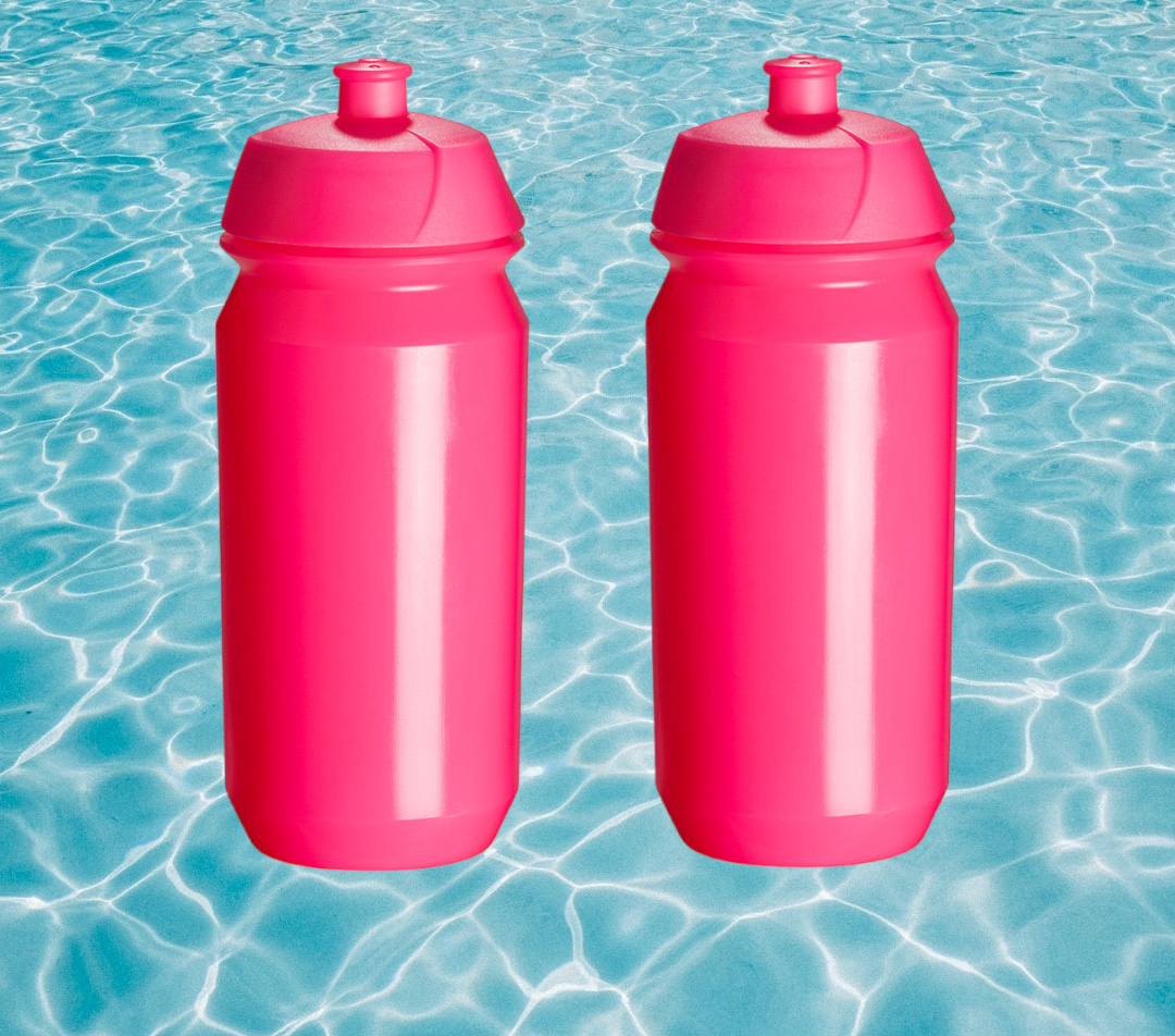 x2 Bidon Pro Sport Lights - 500 ml - Flashy Pink Roze
