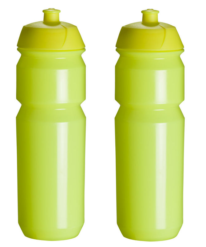 2 x Pro Sport Lights Bidon - 750 ml - Fluogeel