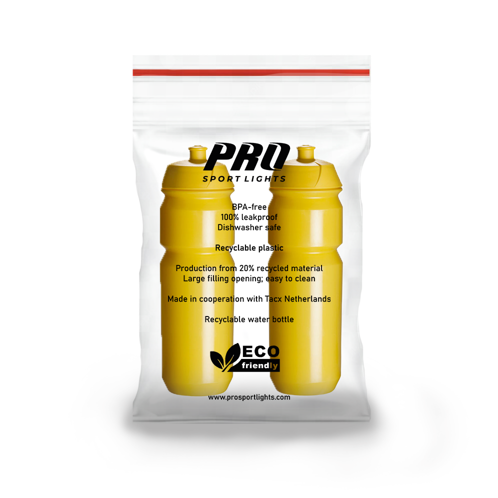 2x Drinkbussen Pro Sport Lights - 750 ml - Geel