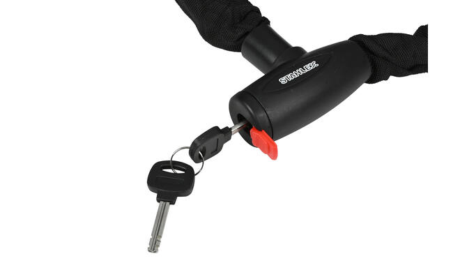 Kettingslot Stahlex fietsslot Ø10mm / 90cm Zwart