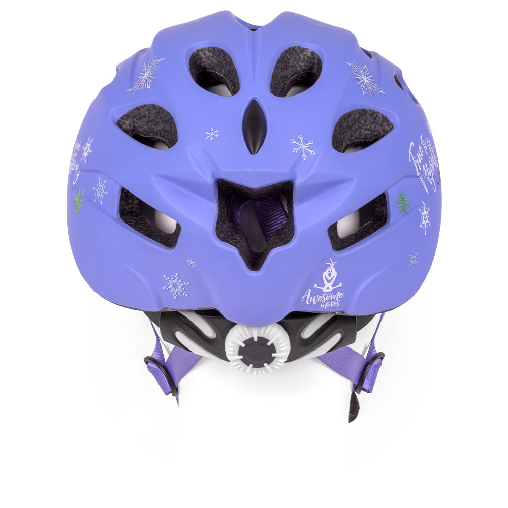 Kinderfietshelm Meisjes Paars Frozen Fietshelm Kinderen 52-56 cm kopen online