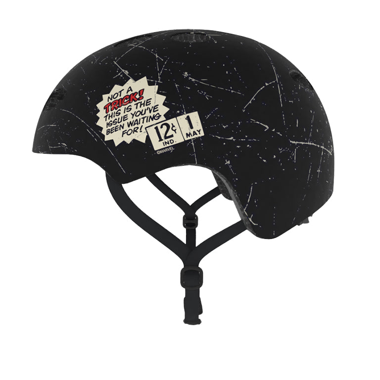 Kinderhelm Fiets Jongens Marvel Comics 52-56cm Zwart kopen online