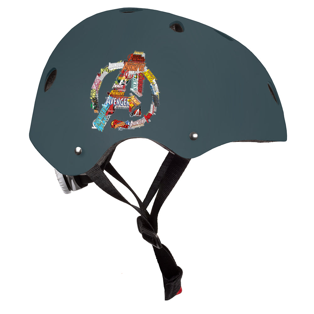 Kinderhelm Fiets Marvel Avengers Fietshelm Jongens Grijs 52-56 cm kopen online