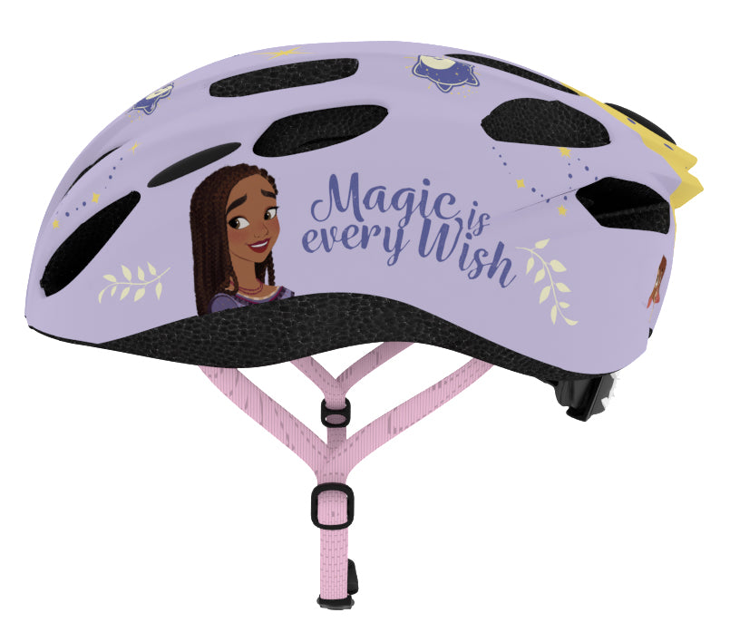 Kinderhelm Fiets Meisjes Disney Wish Fietshelm 52-56cm Paars Geel Kopen Online