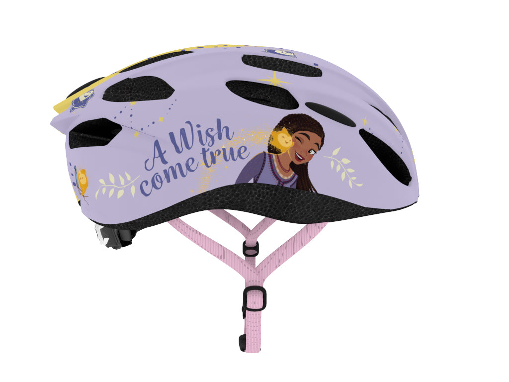 Kinderhelm Fiets Meisjes Disney Wish Fietshelm 52-56cm Paars Geel Kopen Online