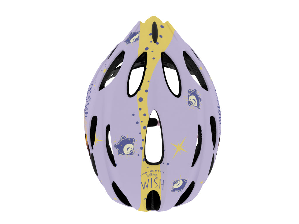 Kinderhelm Fiets Meisjes Disney Wish Fietshelm 52-56cm Paars Geel Kopen Online