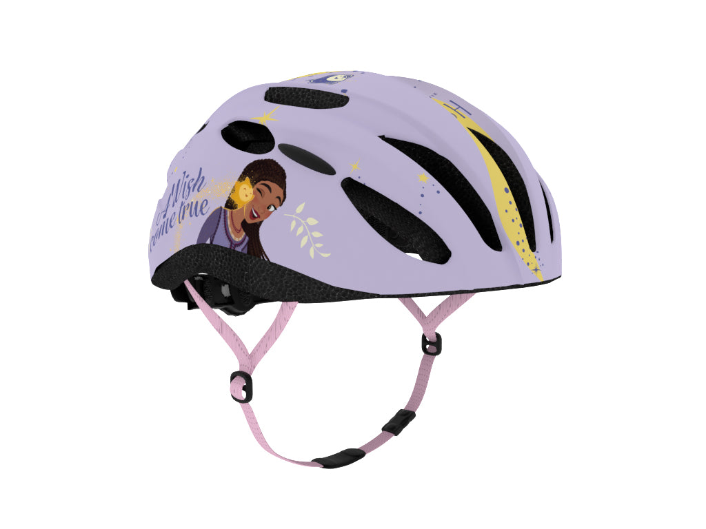 Kinderhelm Fiets Meisjes Disney Wish Fietshelm 52-56cm Paars Geel Kopen Online