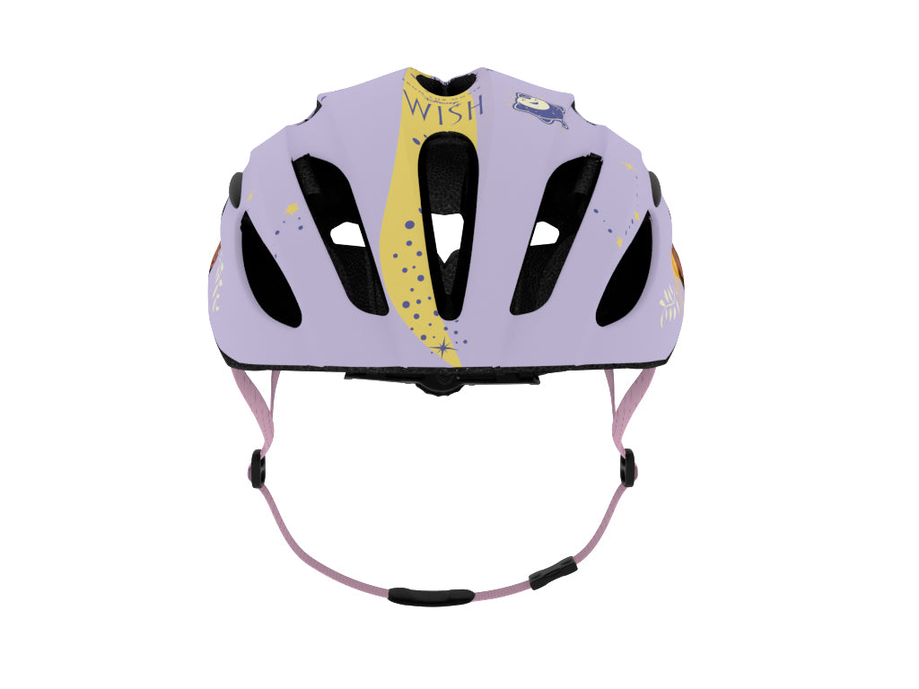 Kinderhelm Fiets Meisjes Disney Wish Fietshelm 52-56cm Paars Geel Kopen Online