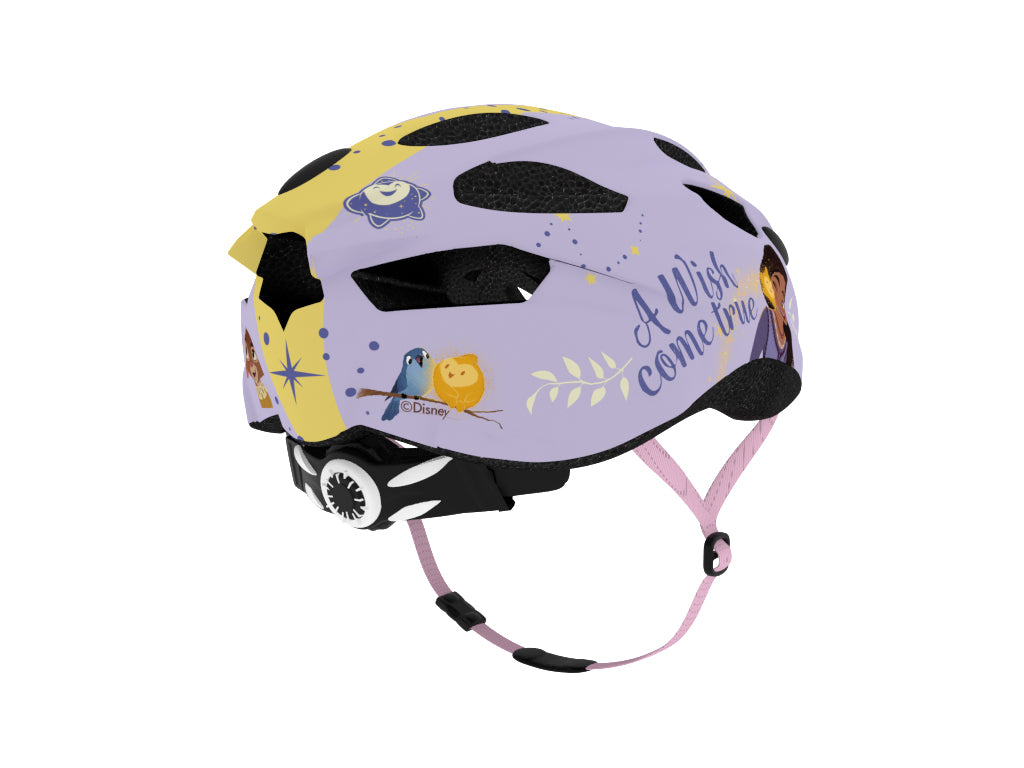 Kinderhelm Fiets Meisjes Disney Wish Fietshelm 52-56cm Paars Geel Kopen Online